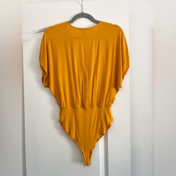 Forever21 - Mustard Yellow Bodysuit - Size S - Picture 2 of 3